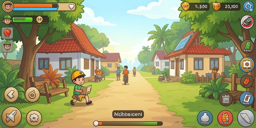 Ilustrasi fitur bonus jackpot yang seru.