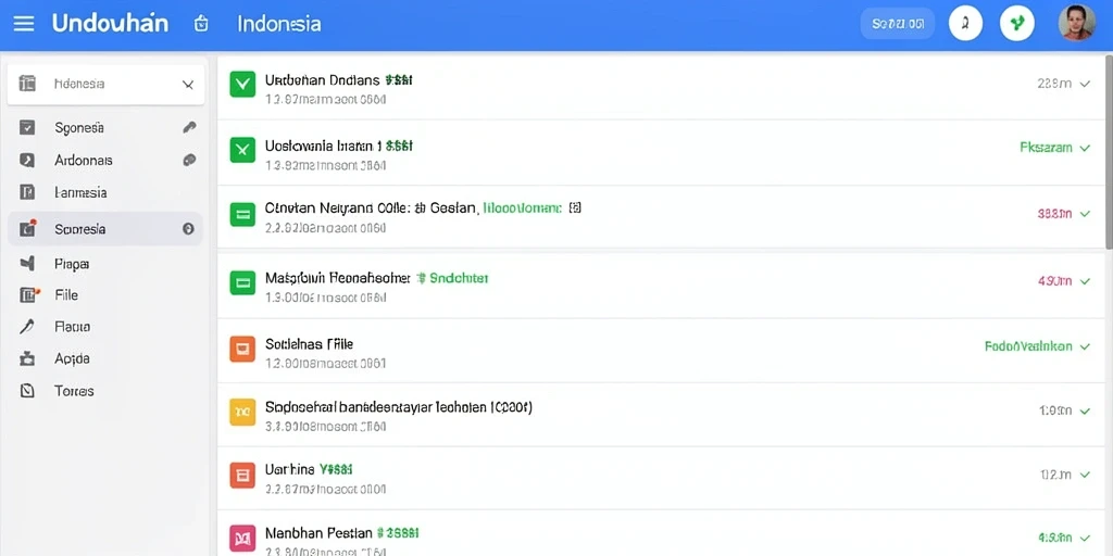 Navigasi yang mudah dan user-friendly.
