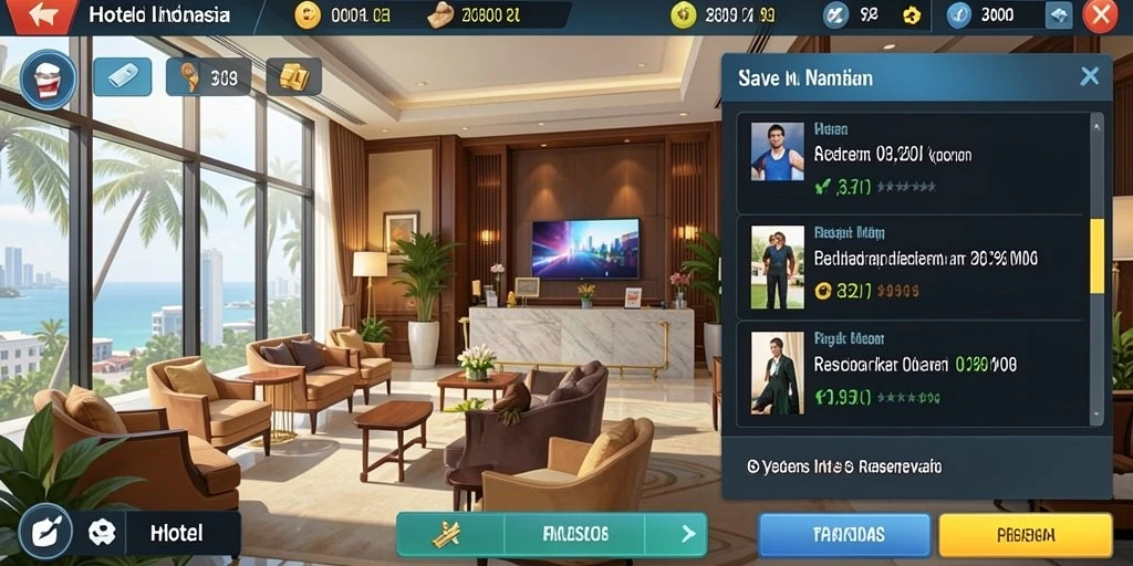 Gambar ini memperlihatkan tema baru yang penuh warna dalam MINTOTO.